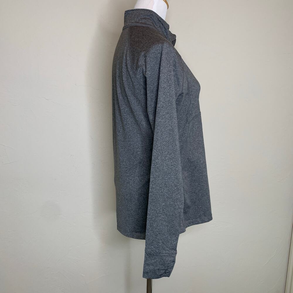 Natural Reflections Gray Popover Athletic Shirt Long Sleeve Sz Large - Picture 4 of 8